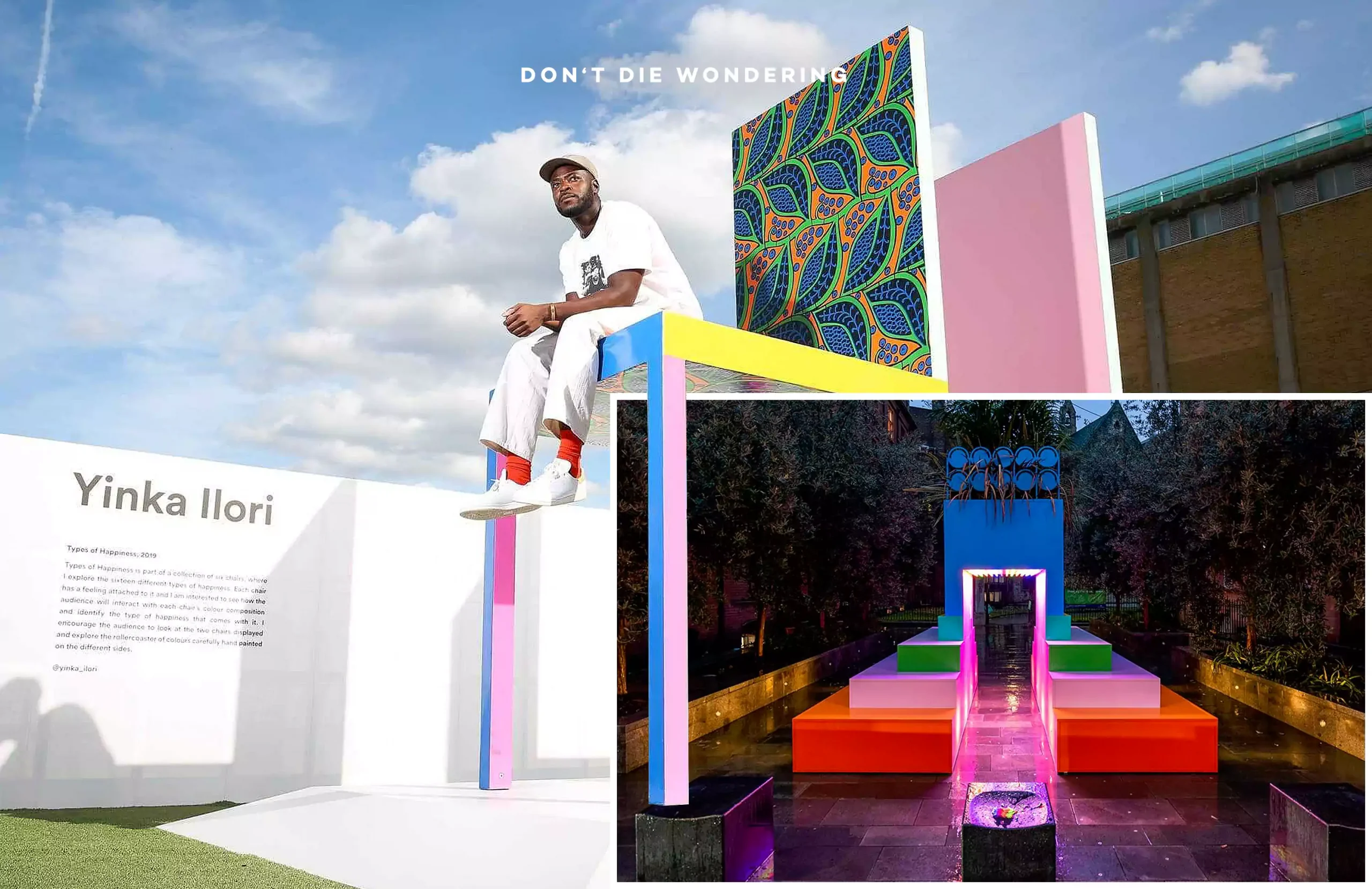 Yinka Ilori and his Colourful Pavilions