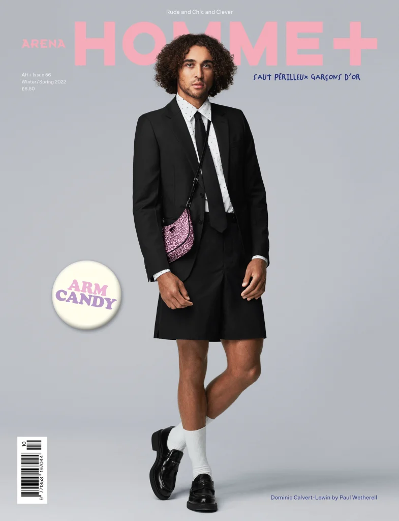 Dominic Calvert Lewin featured cover of Homme