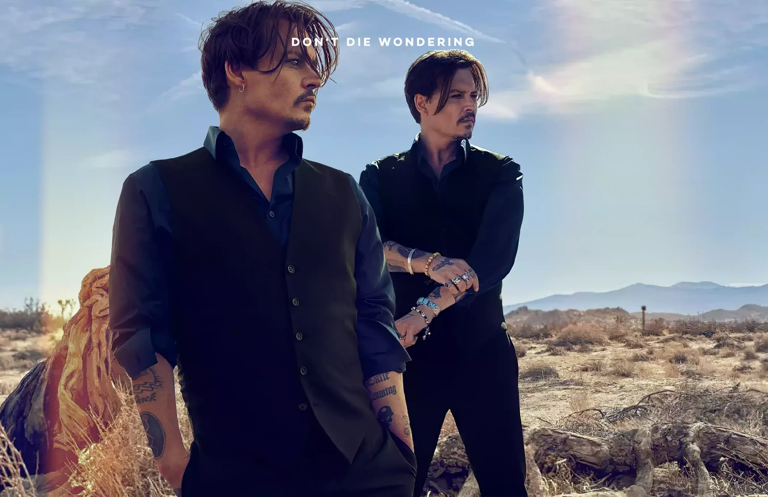 Johnny Depp is back to endorsing a controversial Dior fragrance after his court battle with Amber Heard