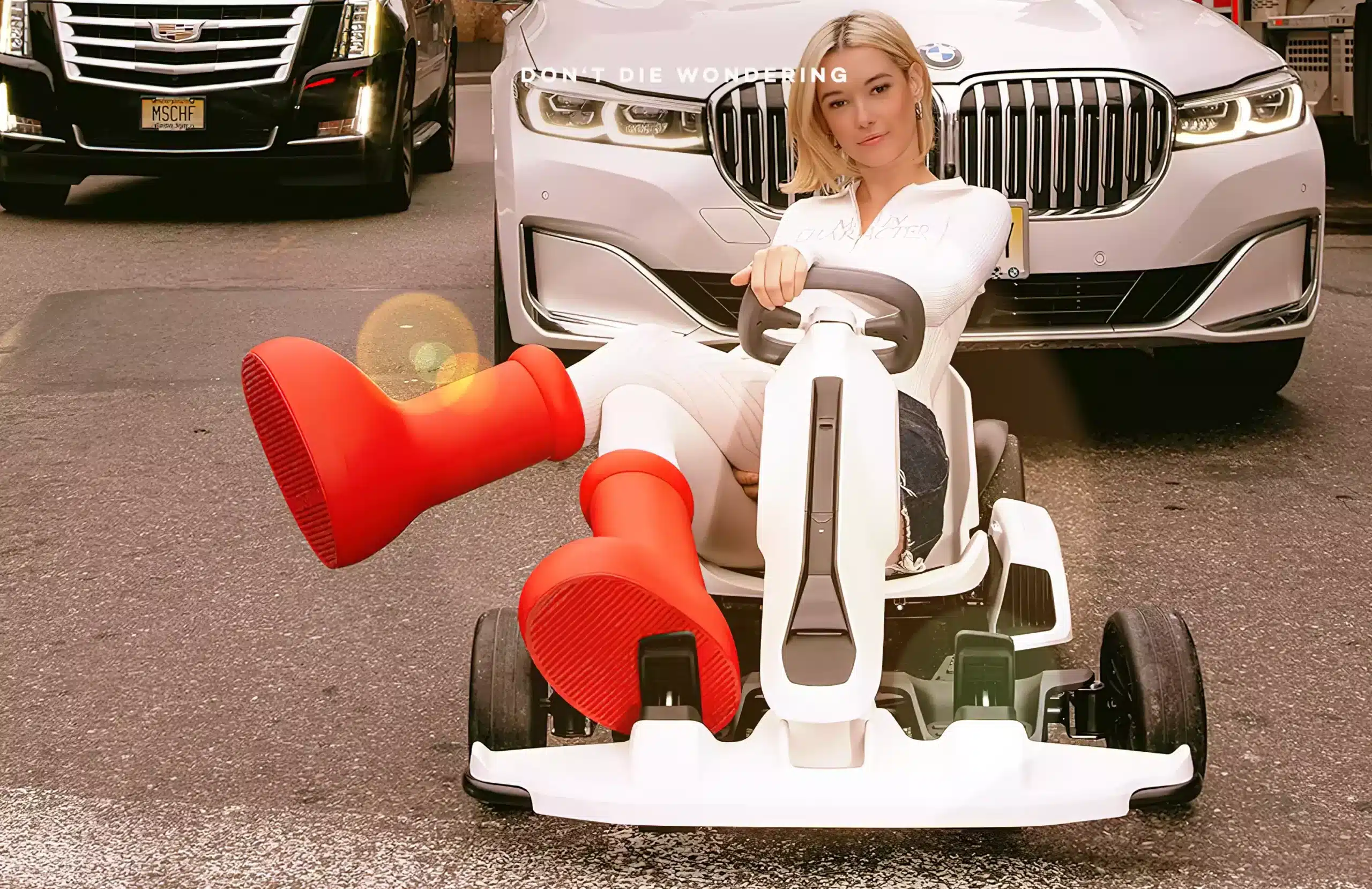 The Theory Behind TheBig Red Boots Everyone’s Talking About