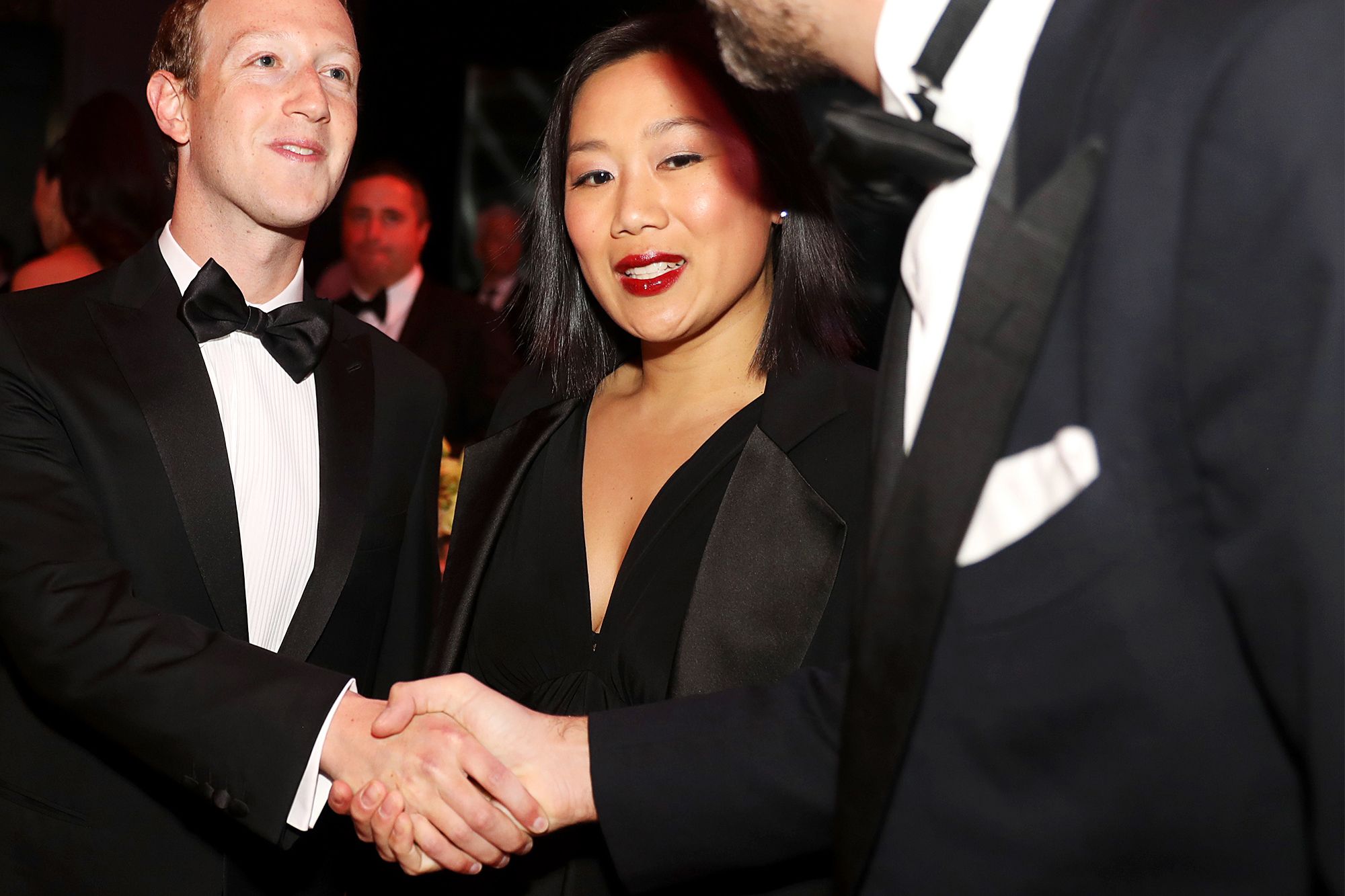 Priscilla Chan and Mark Zuckerberg 2015