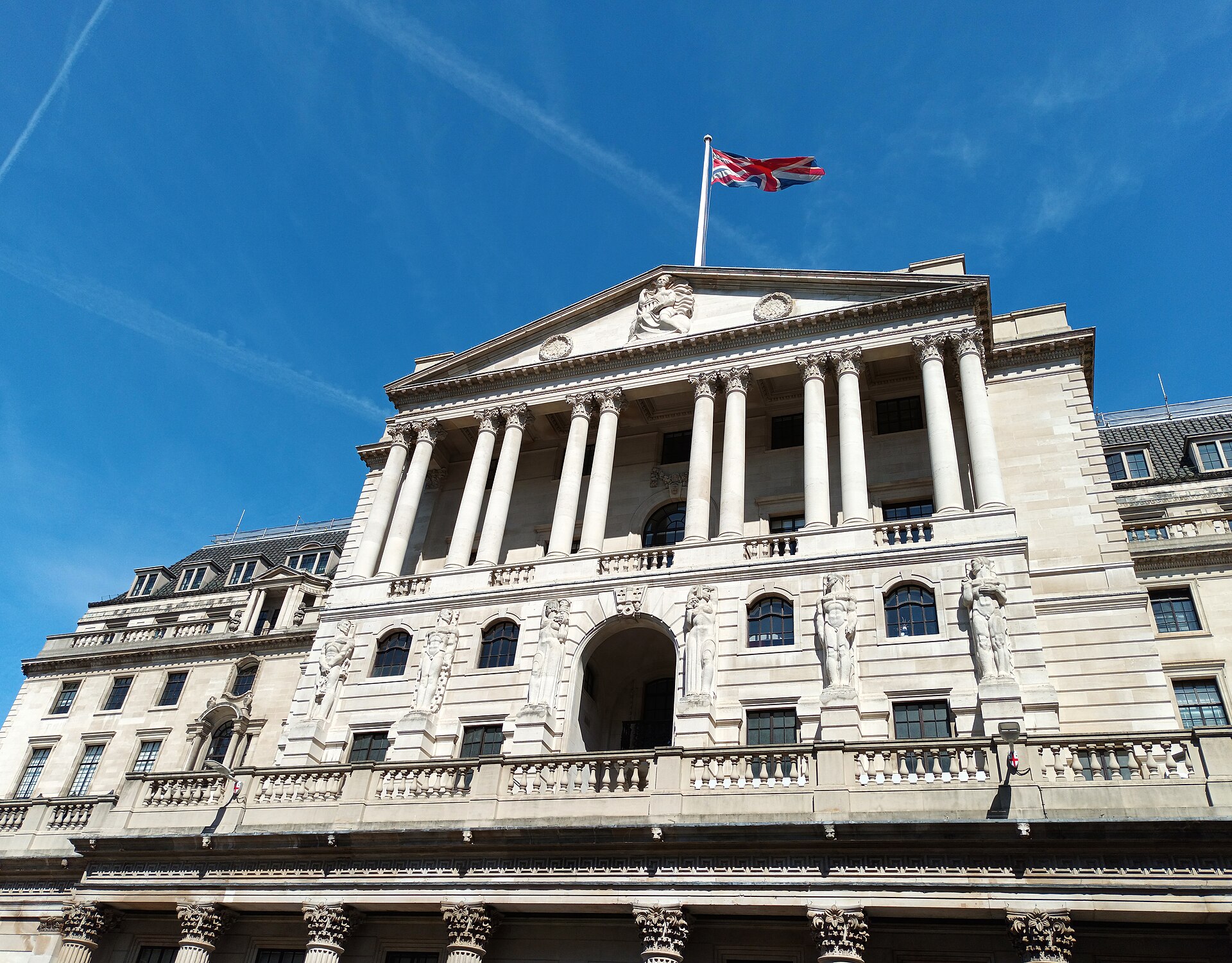 The Bank of England on Threadneedle Street